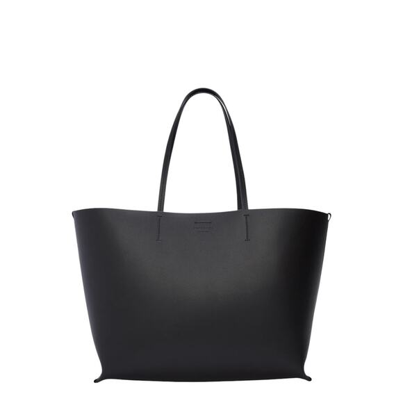 Everlane Black The Luxe 100% Italian Leather Large Tote Made In Italy - Picture 5 of 6